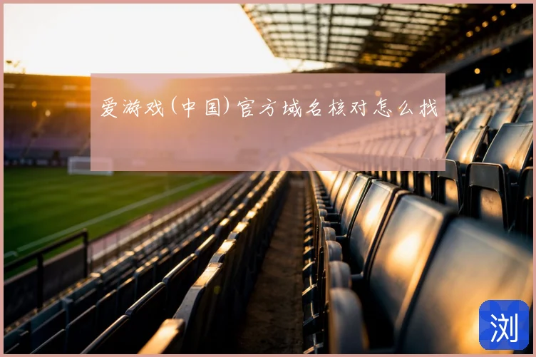 爱游戏(中国)官方域名核对怎么找